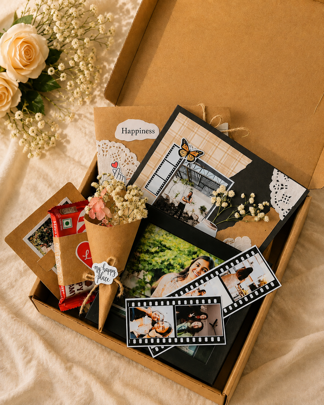 Cute Vintage Rakhi Sister Hamper