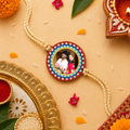 Customised photo rakhi