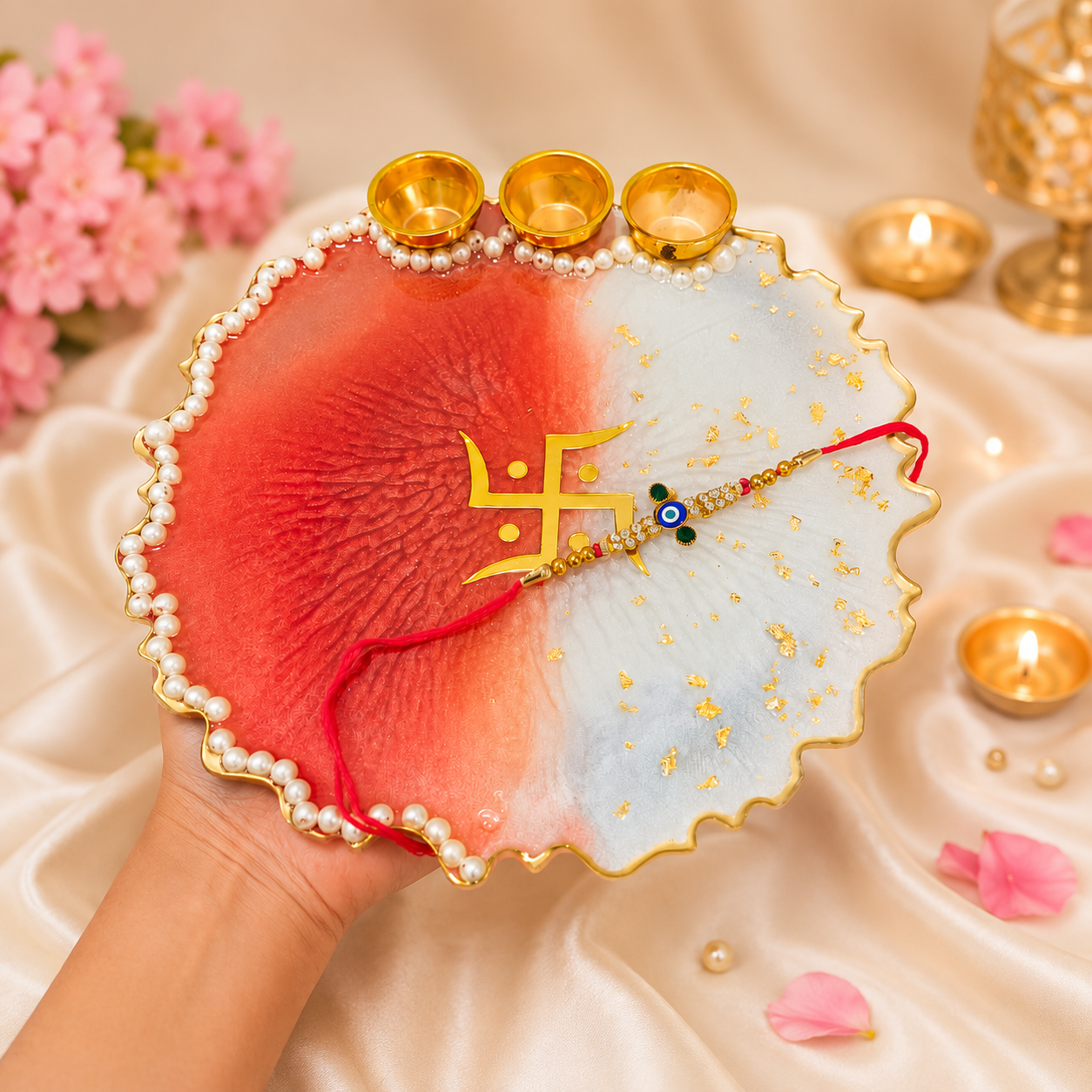 Resin Pooja Thali