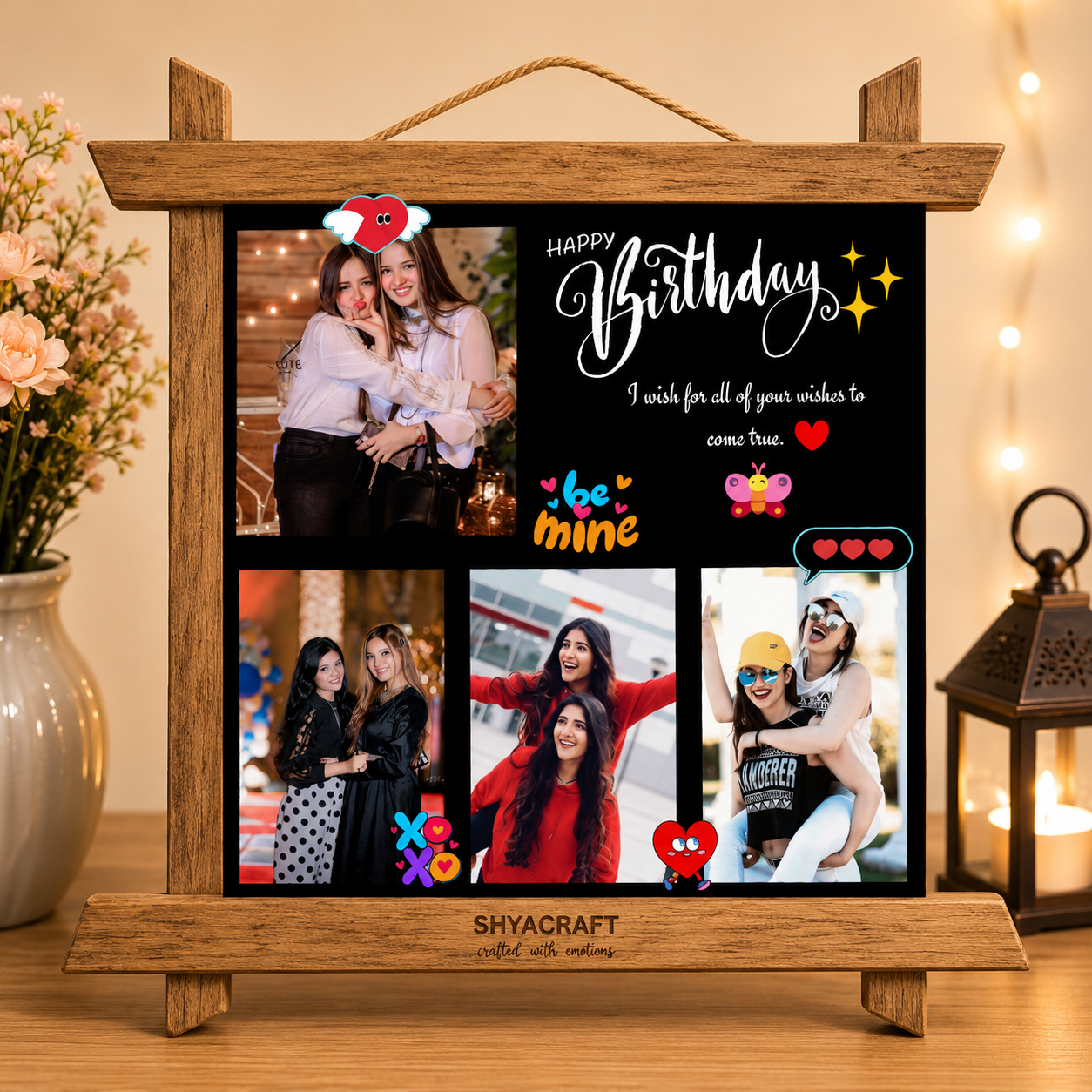 Personalized Birthday Photo Collage Frame Gift