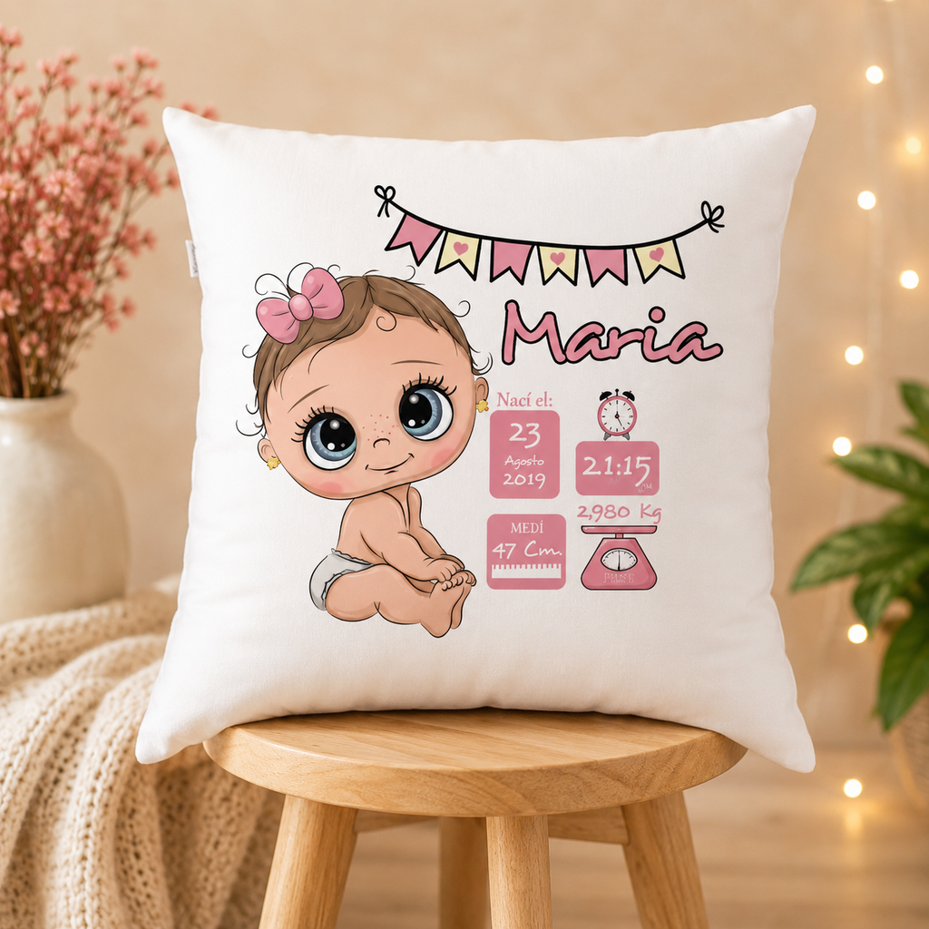 Personalized Baby Cushion Cover 👶💖