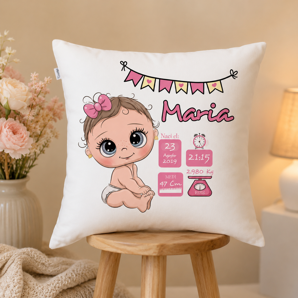 Personalized Baby Cushion Cover 👶💖