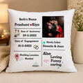 Personalized Couple Memory Cushion 💖