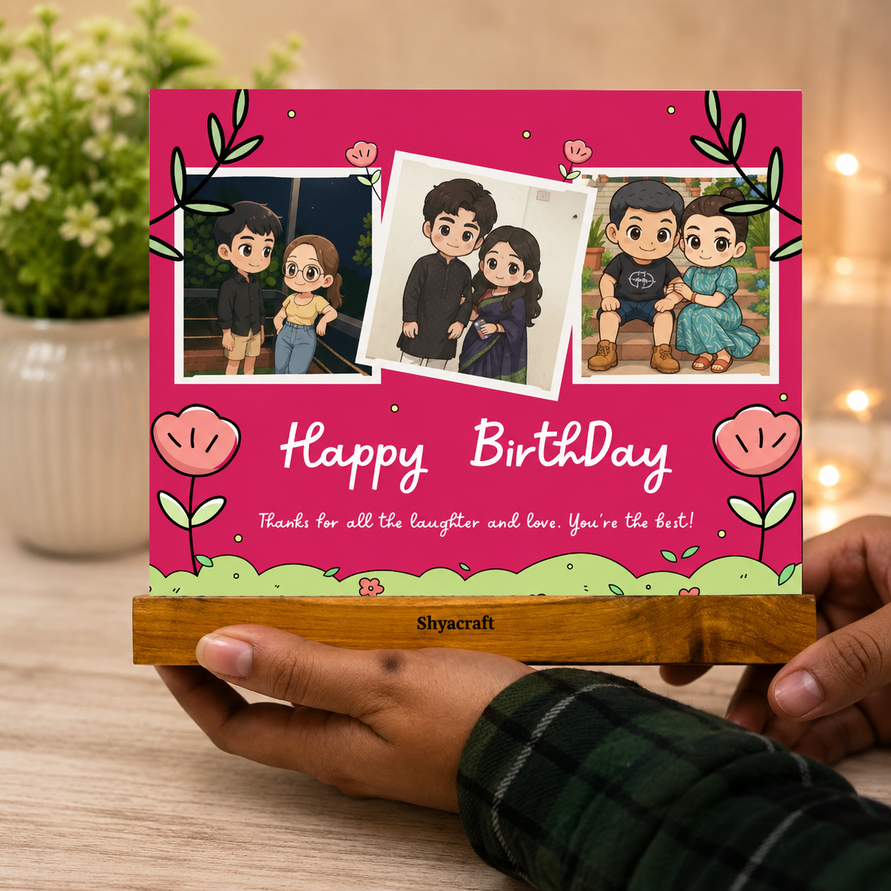 Cartoon Memory Table top  Frame ✨🎀💖