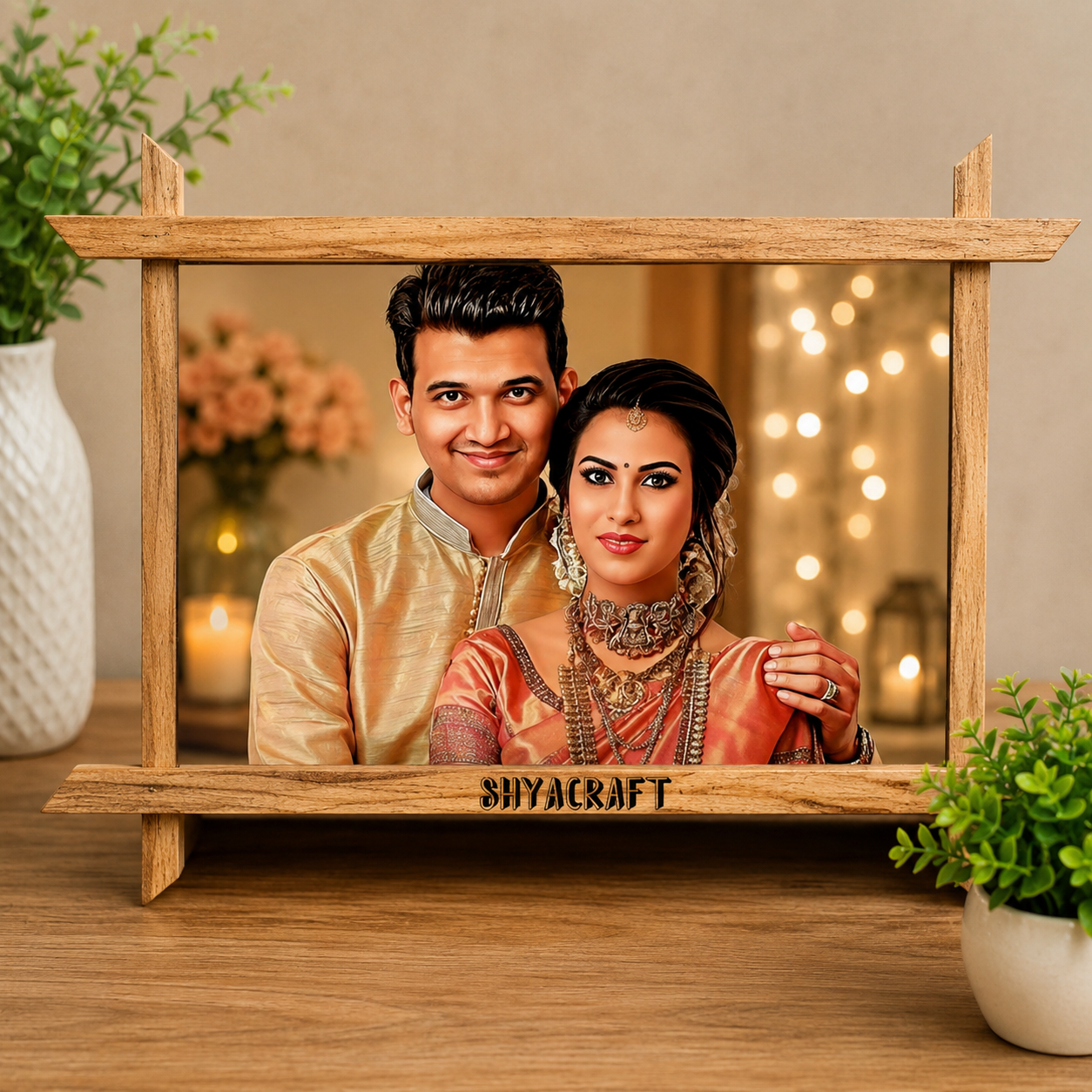 Customized Couple Digital Art Frame ✨💖