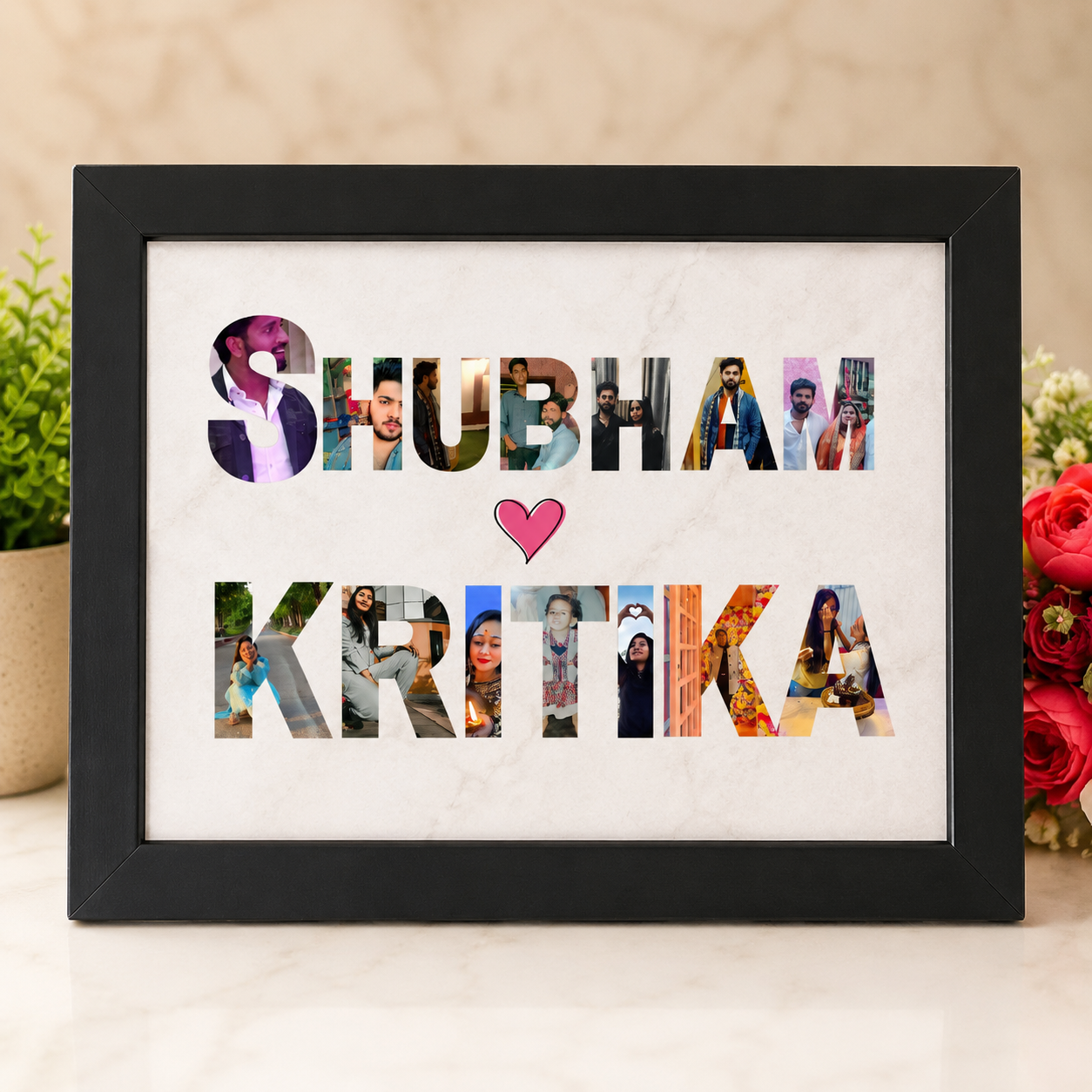 Couple name Frame