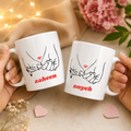 Customized Couple Mug Set Of 2