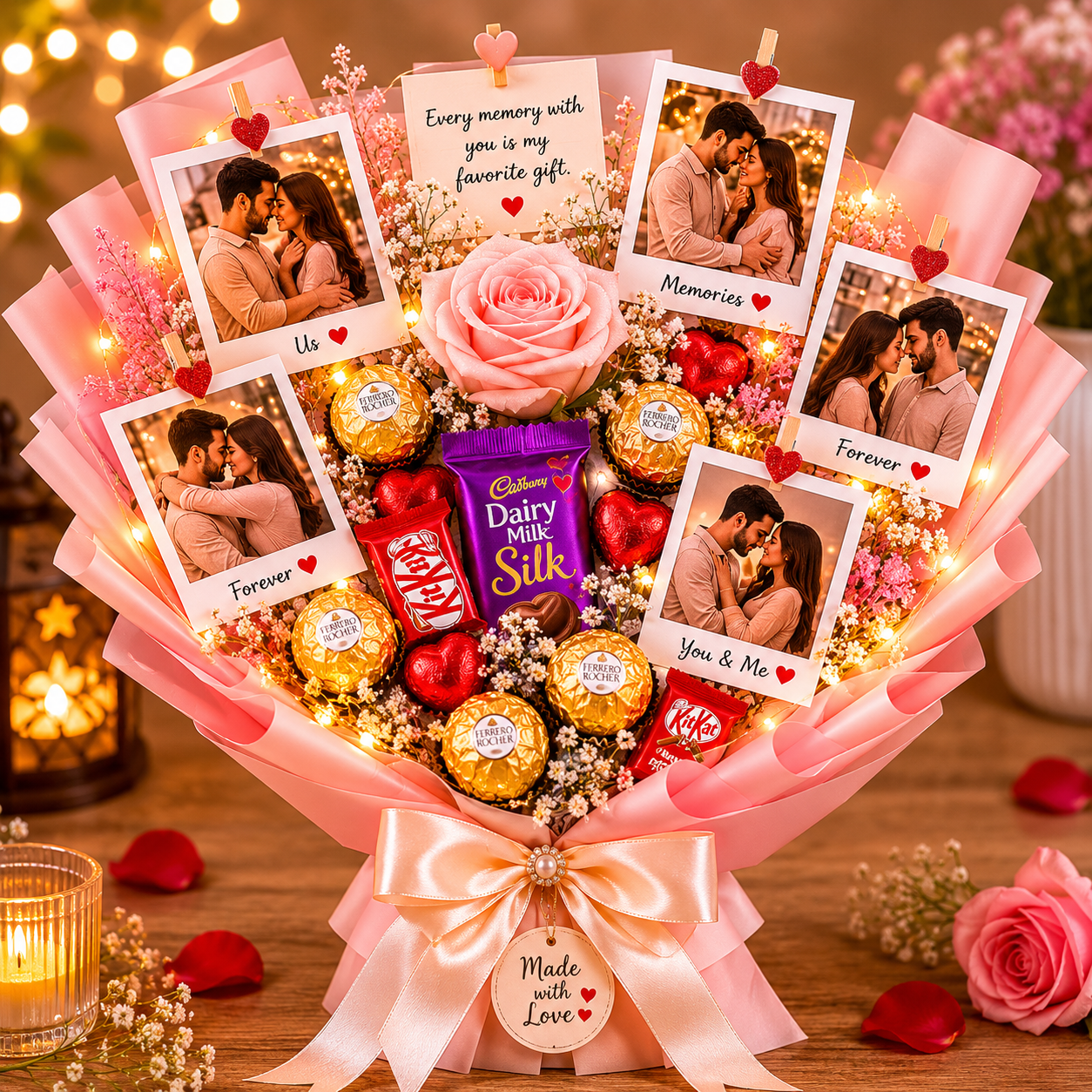 Cute Memory Chocolate Bouquet