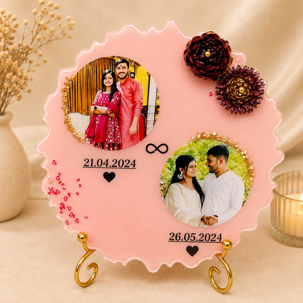 Wedding Memory Resin Plate