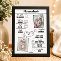 Personalized Baby frame