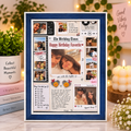 The Birthday Times Frame