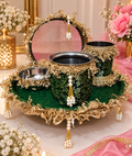 Karwa Chauth Thali Green
