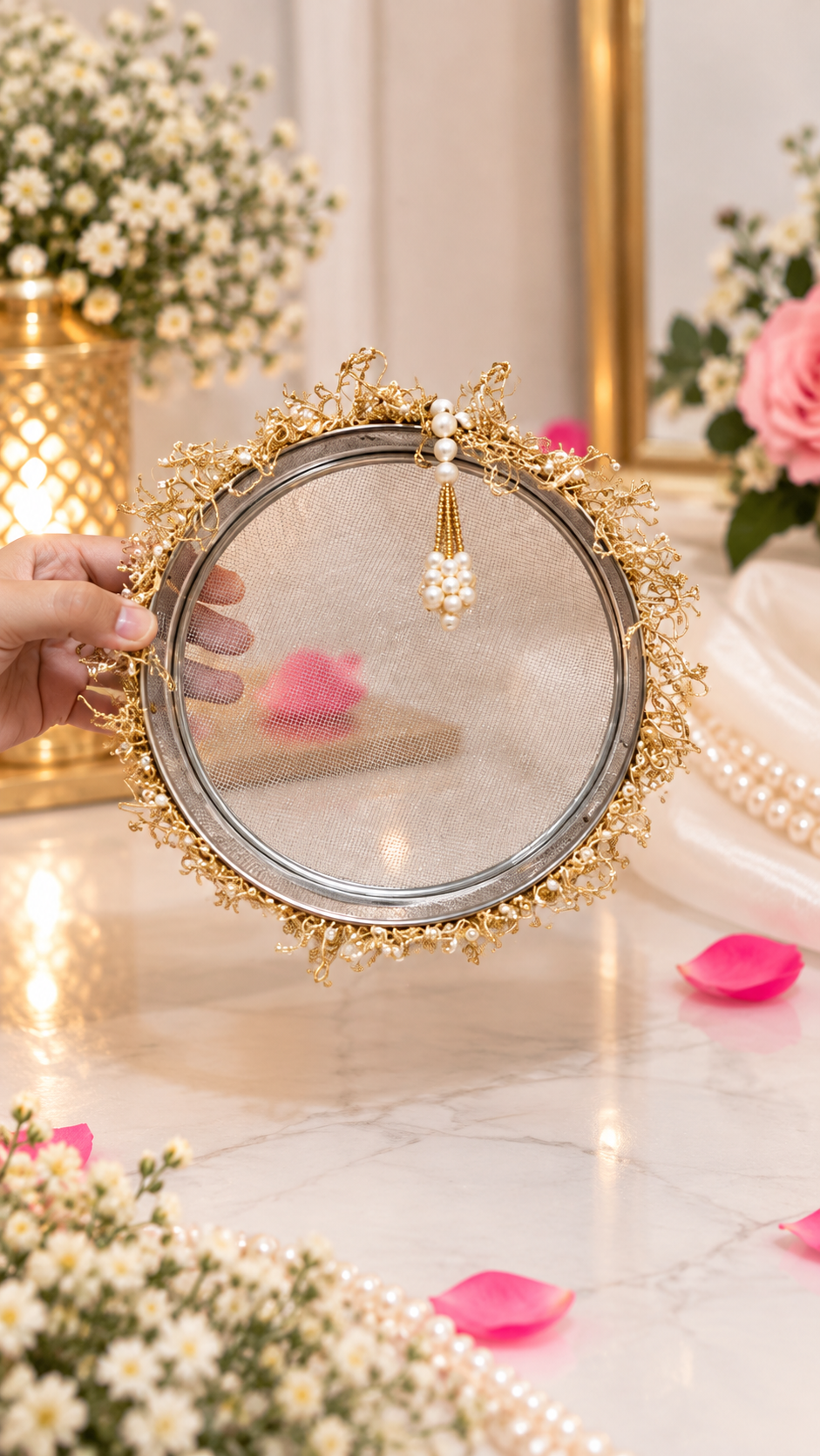 Karwa Chauth Thali Green