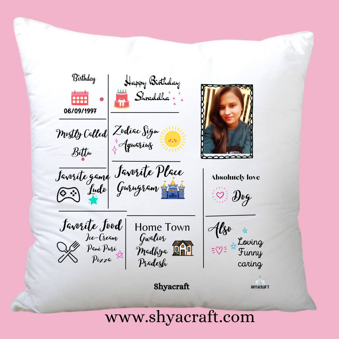 Birthday Cushion Cover ✨💖