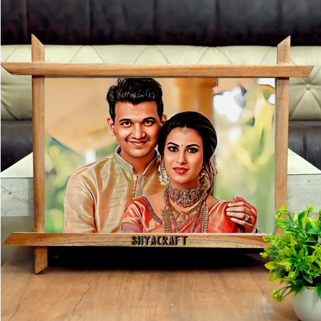 Customized Couple Digital Art Frame ✨💖