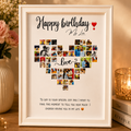 Heart Collage Photo Frame