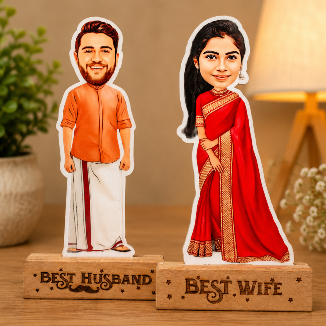Customized Couple Caricature