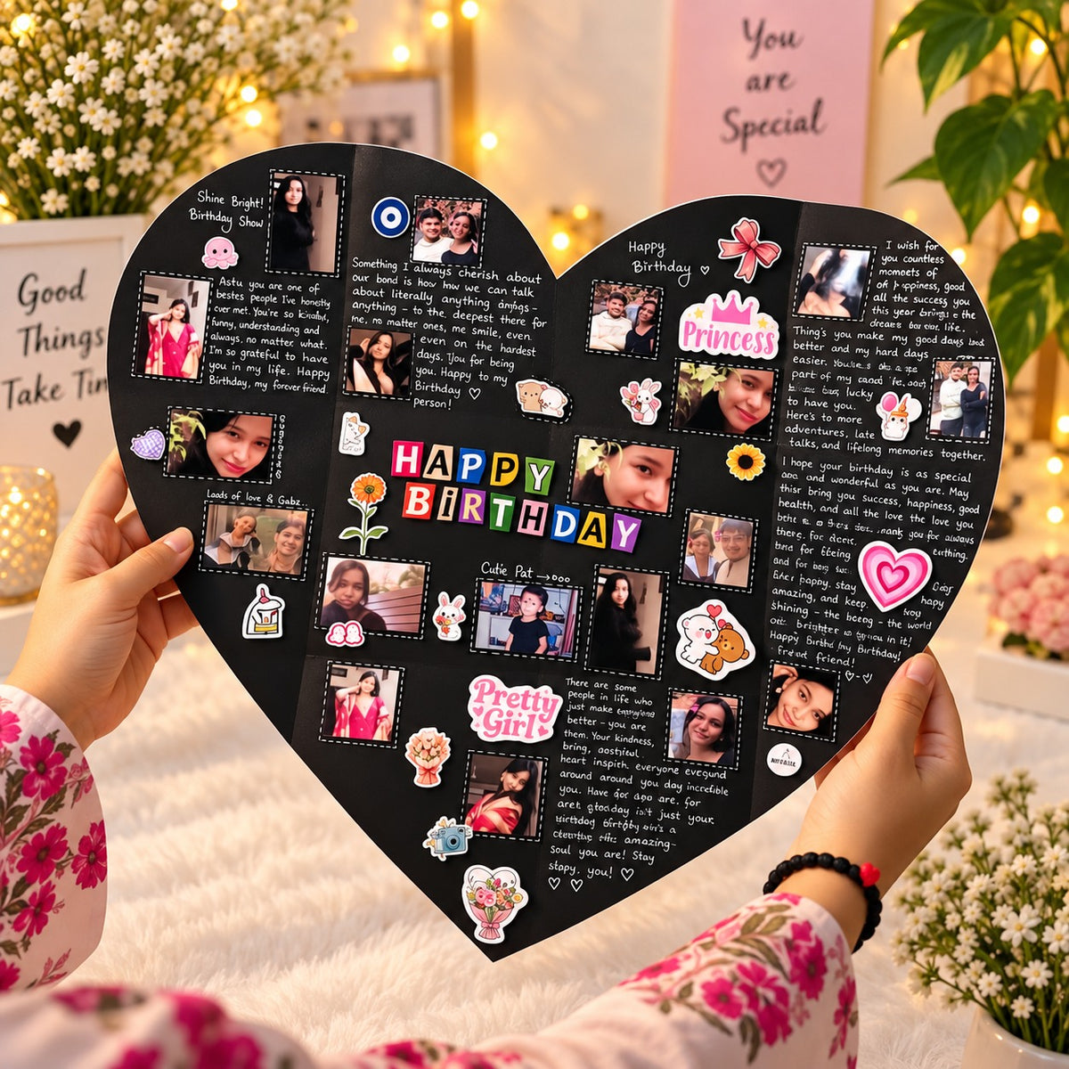 HANDMADE HEART CARD